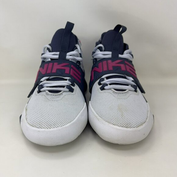 Nike Future Court 3 Basketball Shoes White Blue Size 5Y / Women’s Size 6.5 - Picture 3 of 9